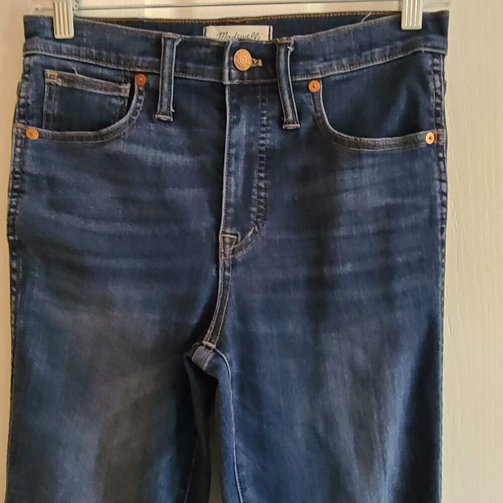 MADEWELL 10" High-Rise Skinny Jeans in Danny Wash G7391 Women's Size 27 - Picture 4 of 11